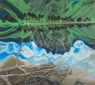 Shirleyan Price Artist, Woodland Faire Fire