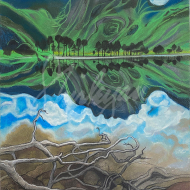 Shirleyan Price Artist, Woodland Faire Fire