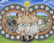 February-Imbole—Shirleyan Price, Mother Moon Goddess