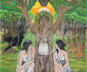 March-Ostara—Shirleyan Price, Tree of Life, Wiccan Series